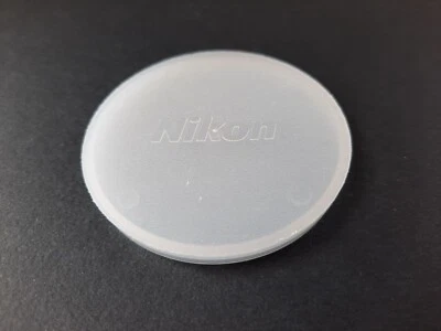 Vintage Nikon F Camera Body Cap Dust cover slip on type White 55mm - Image 1 of 3