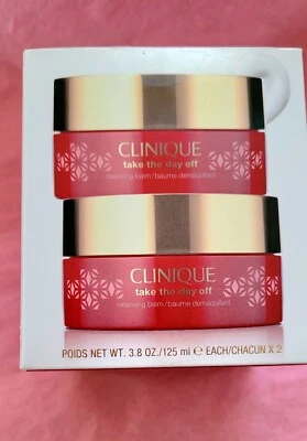 Selado ❤️ Clinique take the day off bálsamo de limpeza duplo tamanho completo 3,8 oz X 2  - Imagem 1 de 4