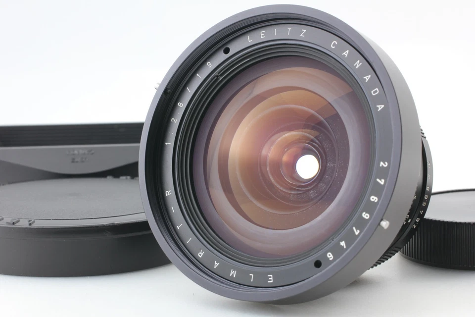 Overhauled【NEAR MINT w/ Hood】 Leica Elmarit R 19mm f/2.8 3 cam Leitz Canada Lens - Image 1 of 4