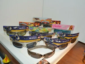 U PICK Sunglasses Child KIDS WALL E Barbie Power RANGERS Pixar Cars TIGGER Pooh - Picture 1 of 39