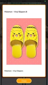 Pikachu Kinder Hausschuhe aus Japan - Bild 1 von 2