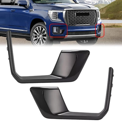 Fog Light Molding Trim Bezel For GMC Yukon/XL 2021-2024 Driver Passenger Side Foto 1 de 4