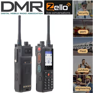 DMR UHF 4G Rugged Android Phone Digital Analog Walkie Talkie PTT Mobile UNIWA P6 - Picture 1 of 12