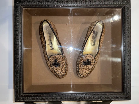 Pair of Bitters Véneta Made In Italy Shoes Autographed by Bette Midler And Bonus Cover