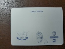 2016 In The Game Stickwork Curtis Joseph 1/1 Black Printing Plate - Goalie Stick
