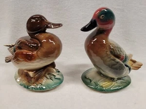 8" GROSSE "A.D. PRIOLO" GRÜNE GEFLÜGELTE TEALS VON ROYAL COPLEY, ROYAL WINDSOR - Bild 1 von 12