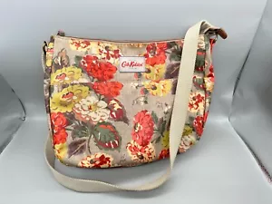 CATH KIDSTON Floral Bag Womens Hand/Shoulder Messenger 100% Cotton PVC Coated - Picture 1 of 7