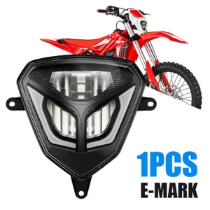For Beta RR Xtrainer Enduro Racing 125 250 300 2T LED Headlight Hi/Low DRL Light - Picture 1 of 12