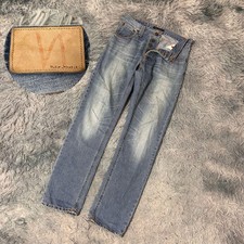 Nudie jeans denim jeans button fly cowhide 29�~32