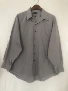 EUC Arrow Point Collar Pocket Poplin Dress Shirt Mens Size 17-17.5/34-35 - Picture 1 of 3