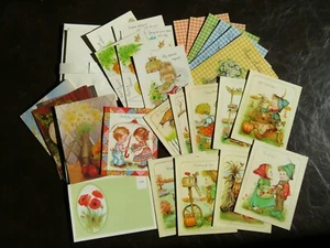 Assorted Greeting Cards Lot - Little Helpers, Floral Plaids, Pennywise, Etc - Picture 1 of 10