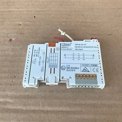 WAGO 750-517 2-CHANNEL OUTPUT RELAY 750517 - Image 1 of 4