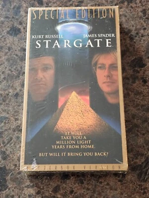 BRAND NEW Stargate (VHS, 1996) Kurt Russell RARE Sealed OOP Watermarks - Image 1 of 4