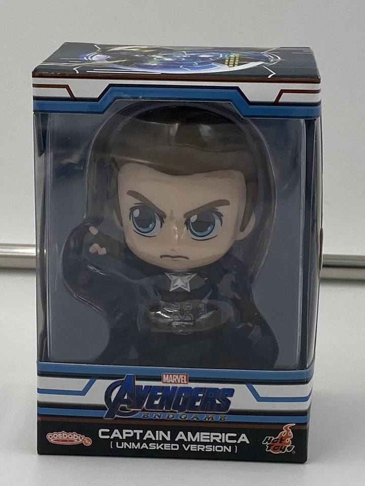 Hot Toys Sideshow Disney Cosbaby Marvel Avengers Desenmascarado Capitán América 4.5" Foto 1 de 4