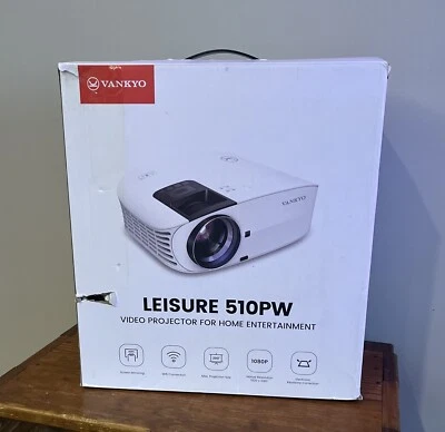 Open Box / New - VANKYO Leisure 510PW 5G WiFi LED Zoom Projector Home Theater - Image 1 of 4