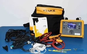 Fluke 1735 3 Phase Power Logger Analyst PQA 3000A Flexi CTs Calibrated - Picture 1 of 8