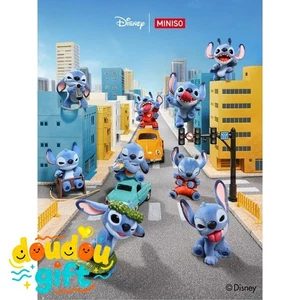 MINISO Disney Stitch Ohana Means Family Series Blind Box Figure Toy Gift New - Picture 1 of 16