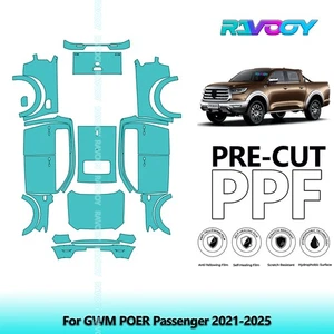PreCut Paint Protection Film PPF For GWM POER Passenger 2021-2025 - Picture 1 of 7