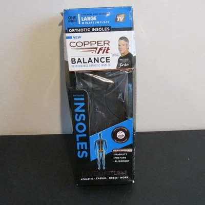 Plantillas ortopédicas BALANCE de ajuste COPPER. Talla grande.  NUEVO. Foto 1 de 4