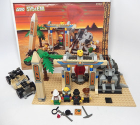 Lego 5958 Mummy's Tomb Adventurers Desert 100% Complete