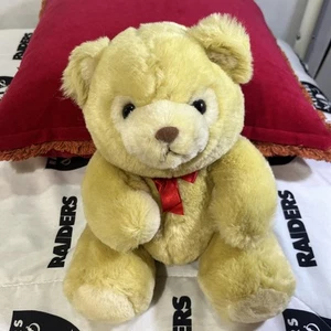 R. Dakin 1987 Light Brown Classic Teddy Bear Plush Stuffed Animal 11” - Picture 1 of 18