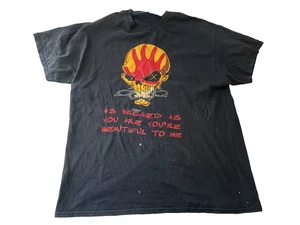 Camicia vintage Five Finger Death Punch The Bleeding taglia XL vernice invecchiata - Foto 1 di 7