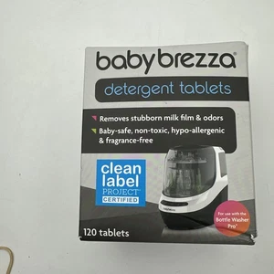 Baby Brezza Official Detergent Soap Tablets for Bottle Washer Pro, 120 Tablets - Picture 1 of 4