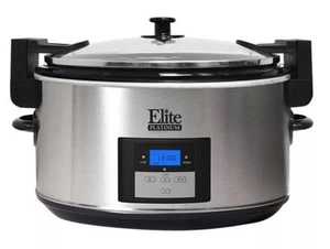 MST-900VXD 8.5-Quart Stainless Steel Programmable Slow Cooker with Locking Lid - Picture 1 of 4