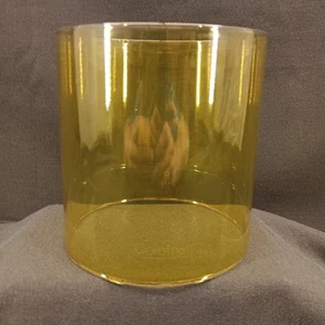 Original Coleman Amber Sunrise Letter Pyrex Globe  - Picture 1 of 10