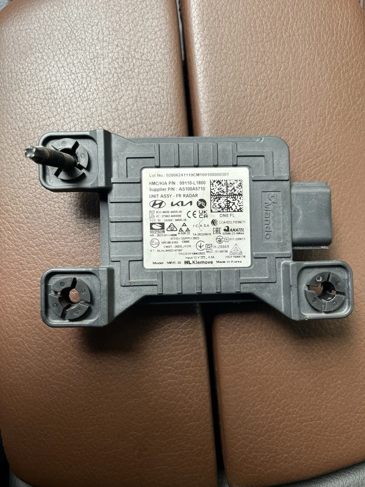 HYUNDAI SONATA FRONT CRUISE CONTROL DISTANCE SENSOR RADAR MODULE OEM 2020 - 2023 - Image 1 of 2