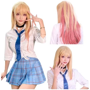 Kitagawa Marin Cosplay Costume Girls Women School Uniform Outfits Fancy Dress US - Picture 1 of 48