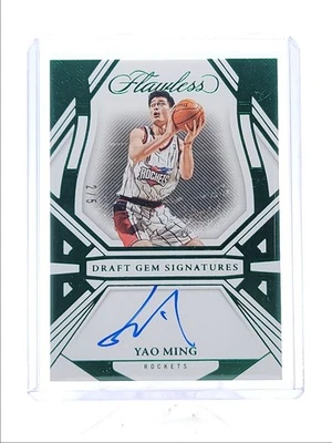 YAO MING 2023-24 IMPECABLE BORRADOR GEMA FIRMA ESMERALDA AUTOMÁTICO/5 Q5692 Foto 1 de 2