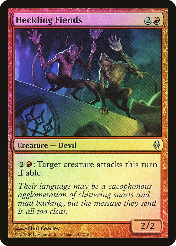 MTG FOIL Heckling Fiends  - Conspiracy #145 - Image 1 of 1