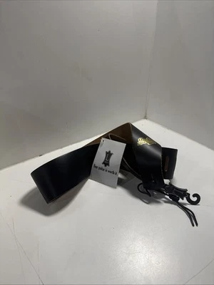 Levy's M26-BLK 2 1/2″ Garment Leather Guitar Strap - Black “Austin Bazaar “ - Image 1 of 4