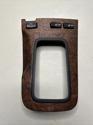 LEXUS 92-00 SC300 SC400 OEM CONSOLA CENTRAL PALANCA DE CAMBIOS MOLDURA DE MADERA ASIENTOS TÉRMICOS Foto 1 de 4