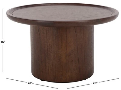 Safavieh DEVIN ROUND COFFEE TABLE, Reduced Price 2172763386 COF6600B - Image 1 of 4
