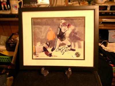 ¡Oferta!  Chad Pennington Firmado 8x10 NY JETS Beat Steelers en NIEVE Foto 1 de 3