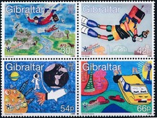 [347716] Gibraltar 2000 good set of stamps very fine MNH