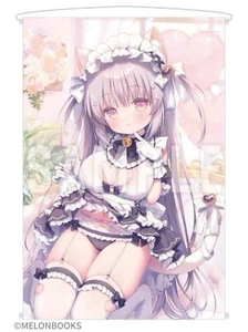 NEW Usashiro Mani Nekomimi Maid B2 Suede Tapestry Usacatsle Anime - Picture 1 of 1