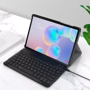Durable PU Leather Cover bluetooth Keyboard for Samsung Galaxy Tab S6 10.5" T860 - Picture 1 of 1