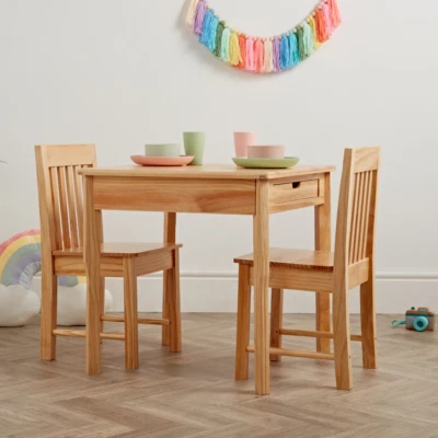 (CHAIRS NOT INCLUDED) EX DISPLAY Haus Projekt Kids TABLE Wood Dining table - Image 1 of 4