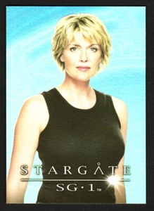 STARGATE SG1 S9 CAST POSTER INSERT CARD CP2 AMANDA TAPPING SAM CARTER - Imagen 1 de 1
