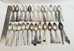 Lot of 50 Assorted Silverplate Fruit Orange Spoons - Picture 1 of 3