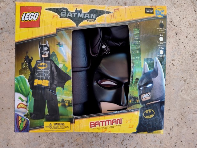 Batman LEGO Movie Deluxe 6PC Costume Kids size S 4/6 Licensed Disguise –  Archies Toys