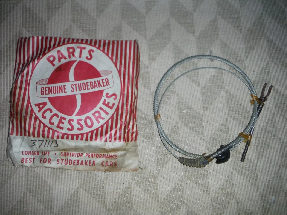 Cable de freno delantero Packard 1941-50 371113 NOS Foto 1 de 1