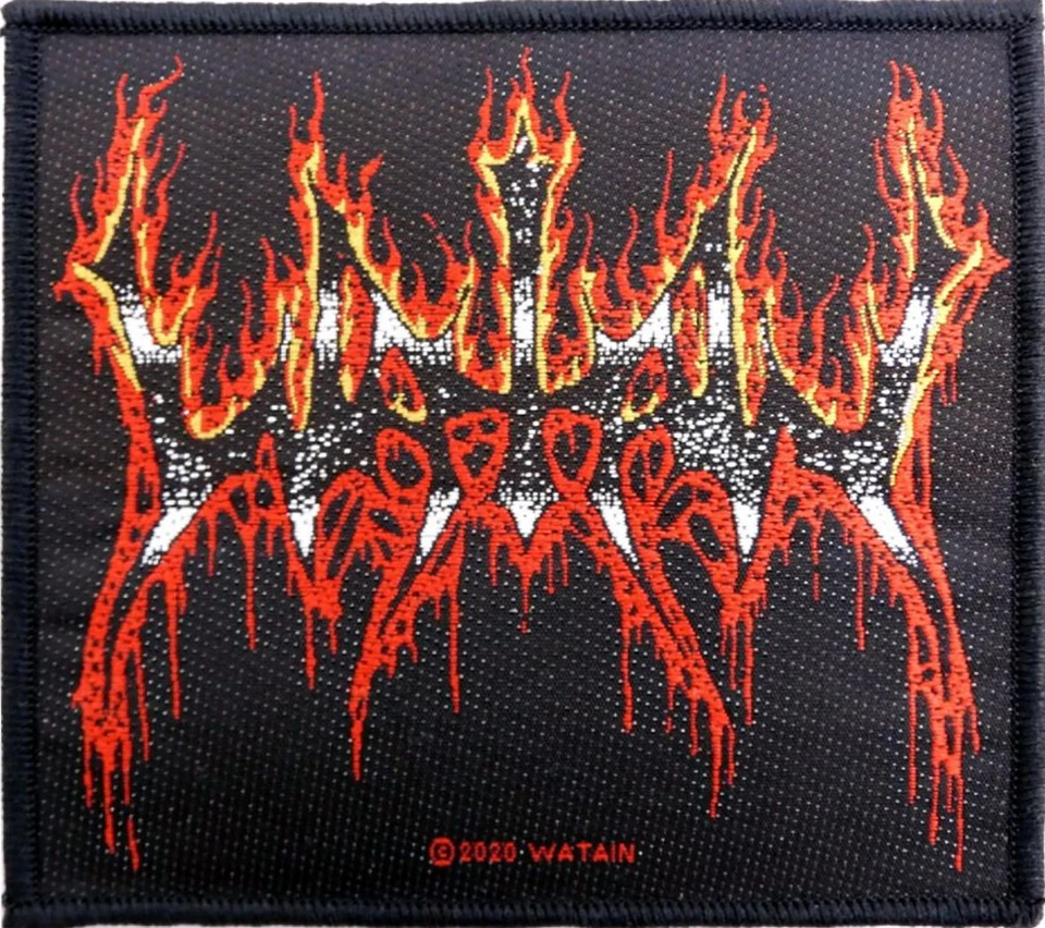 Watain - Flaming Logo Patch 10cm x 9cm - Image 1 of 1