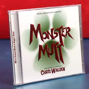 Monster Mutt Soundtrack CD Chris Walden Moviescore Media Import 2011 New Sealed - Picture 1 of 8