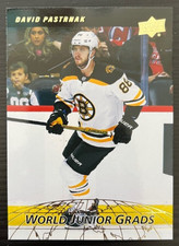 2022-23 UD SERIES 2 WORLD JUNIOR GRADS GOLD BOSTON BRUINS DAVID PASTRNAK!