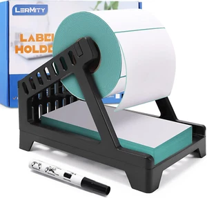 Thermal Label Holder, Stand for Roll and Fanfold Labels, Shipping Printers - Picture 1 of 12