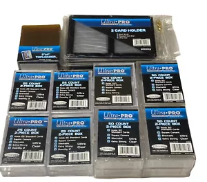 ULTRA PRO Storage Boxes, Card Holders, TOPLOADER SuperClear Sleeves Lot Of 16 - Picture 1 of 7